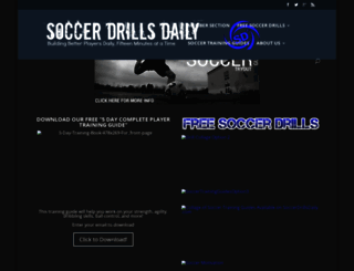 soccerdrillsdaily.com screenshot