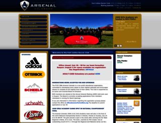 soccerfortcollins.org screenshot