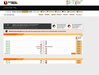soccergames-today.com screenshot