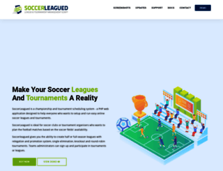 soccerleagued.com screenshot