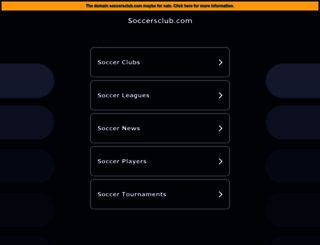 soccersclub.com screenshot
