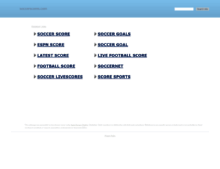 soccerscores.com screenshot