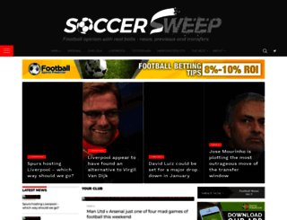 soccersweep.com screenshot