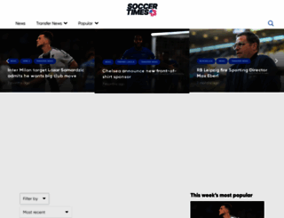 soccertimes.com screenshot