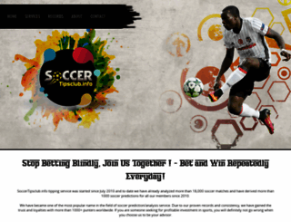 soccertipsclub.info screenshot