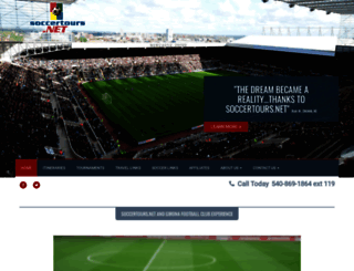 soccertours.net screenshot