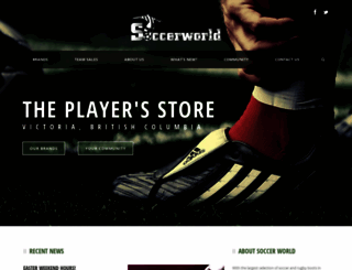 soccerworldvictoria.com screenshot