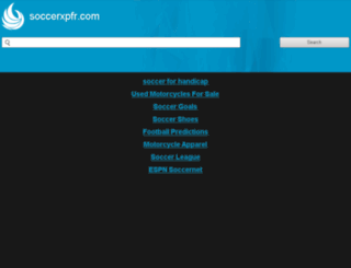 soccerxpfr.com screenshot