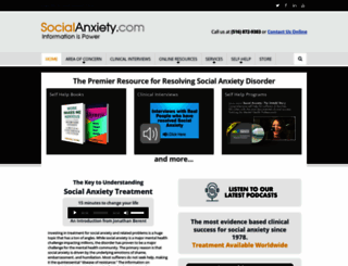 social-anxiety.com screenshot