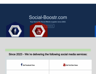 social-boostr.com screenshot