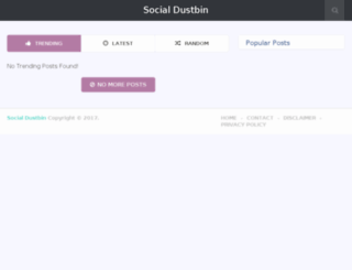 social-dustbin.com screenshot