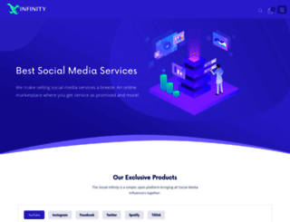 social-infinity.com screenshot