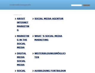 social-media-manager.info screenshot