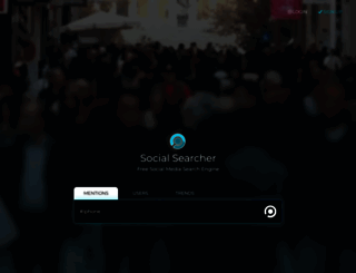 social-searcher.com screenshot