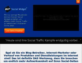 social-widget.de screenshot