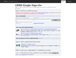 social.cern.ch screenshot