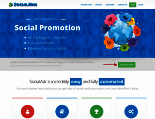 socialadr.com screenshot