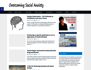 socialanxietydisorder.org.uk screenshot