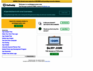 socialappcreator.com screenshot