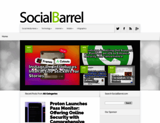 socialbarrel.com screenshot