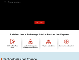 socialbenchers.com screenshot