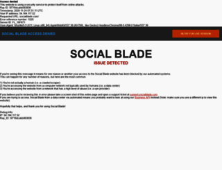 socialblade.com screenshot