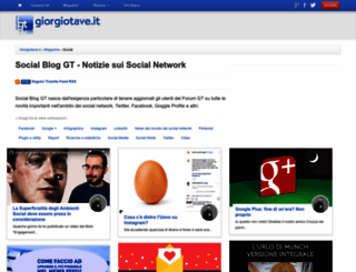socialblog.giorgiotave.it screenshot