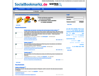 socialbookmarkz.de screenshot
