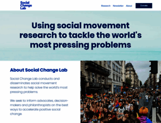 socialchangelab.org screenshot