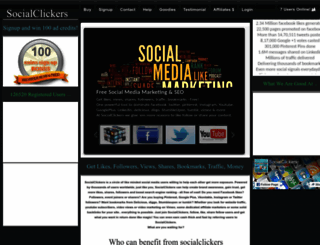 socialclickers.com screenshot