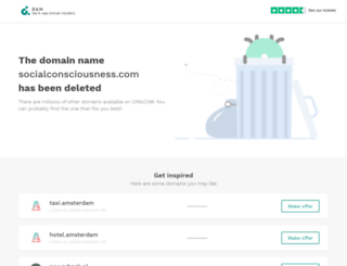 socialconsciousness.com screenshot