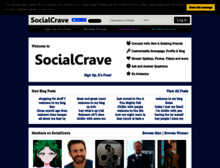 socialcrave.com screenshot