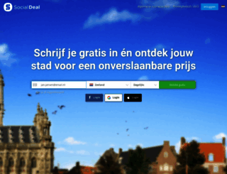 socialdeal.nl screenshot