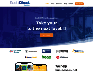 socialdirect.com.au screenshot