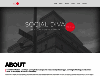 socialdiva.com screenshot
