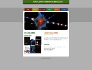 socialemotiveneuroscience.org screenshot