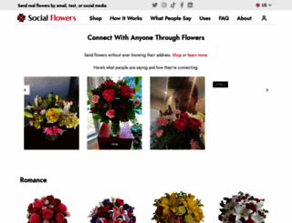 socialflowers.com screenshot