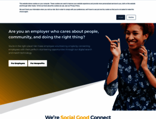 socialgoodconnect.org screenshot
