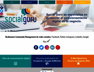 socialguru.com.ar screenshot