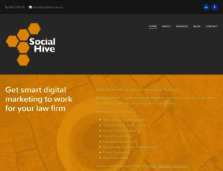 socialhive.com.au screenshot