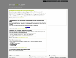 socialize-it.com screenshot