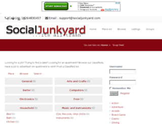 socialjunkyard.com screenshot