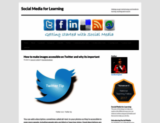 socialmediaforlearning.com screenshot