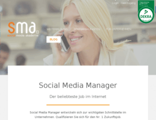socialmediamarketing.socialmediaakademie.de screenshot