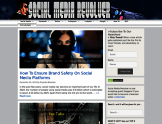 socialmediarevolver.com screenshot