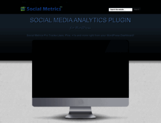 socialmetricspro.com screenshot