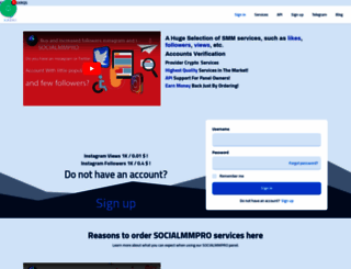 socialmmpro.com screenshot