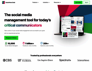 socialnewsdesk.com screenshot