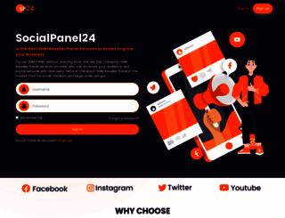 socialpanel24.com screenshot