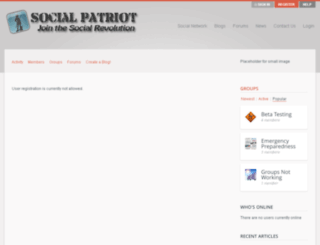 socialpatriot.net screenshot